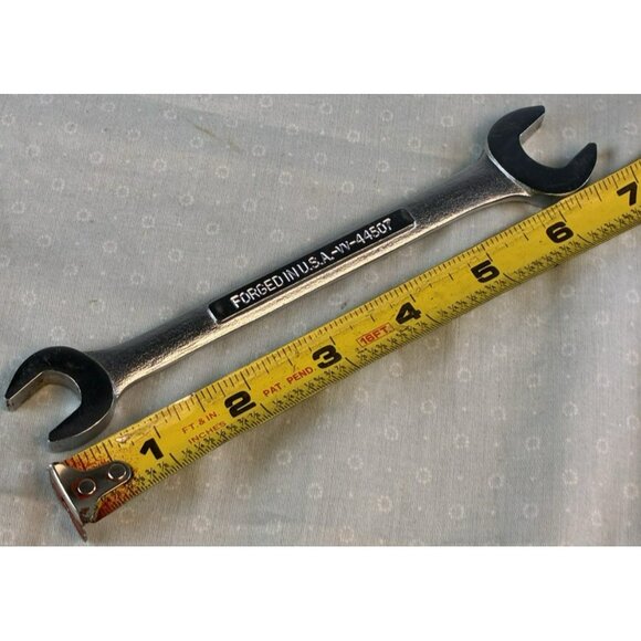 VTG Craftsman VV44507 Double End Open-End Wrench 13mm & 15mm 7" USA metric - Picture 5 of 5